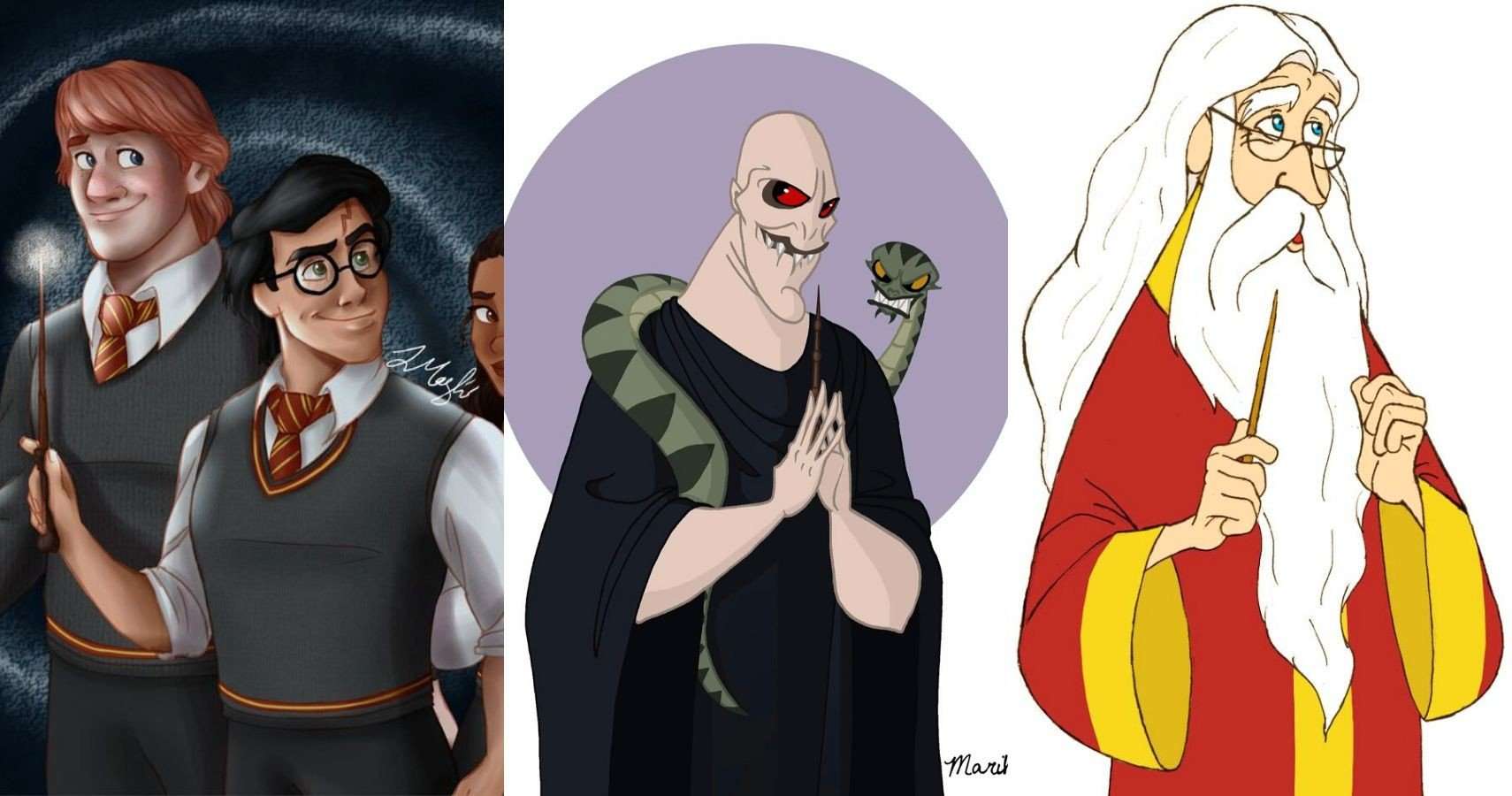 10 Harry Potter Characters Reimagined As Disney Princesses ...