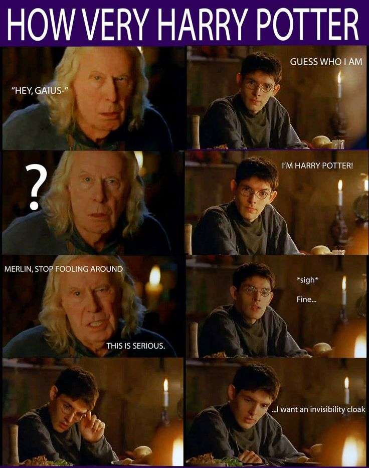 64 best images about merlin/harry potter crossover on ...