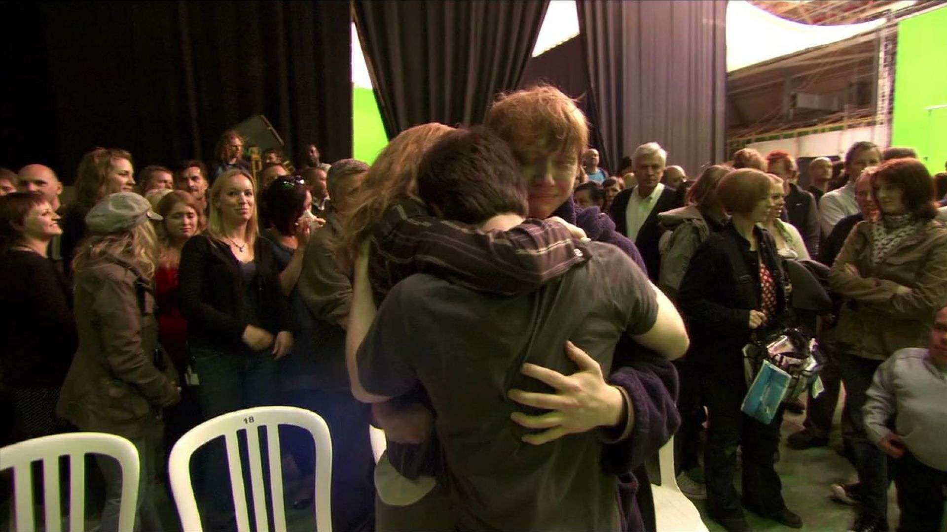 After filming the last scene in Deathly Hallows