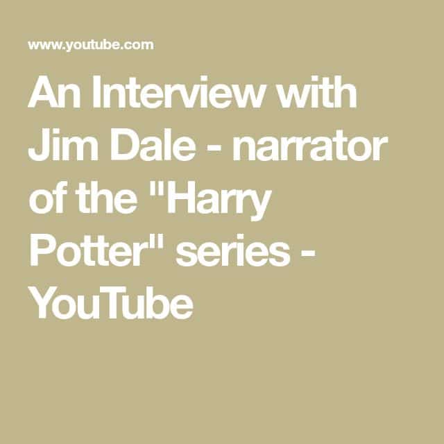 An Interview with Jim Dale