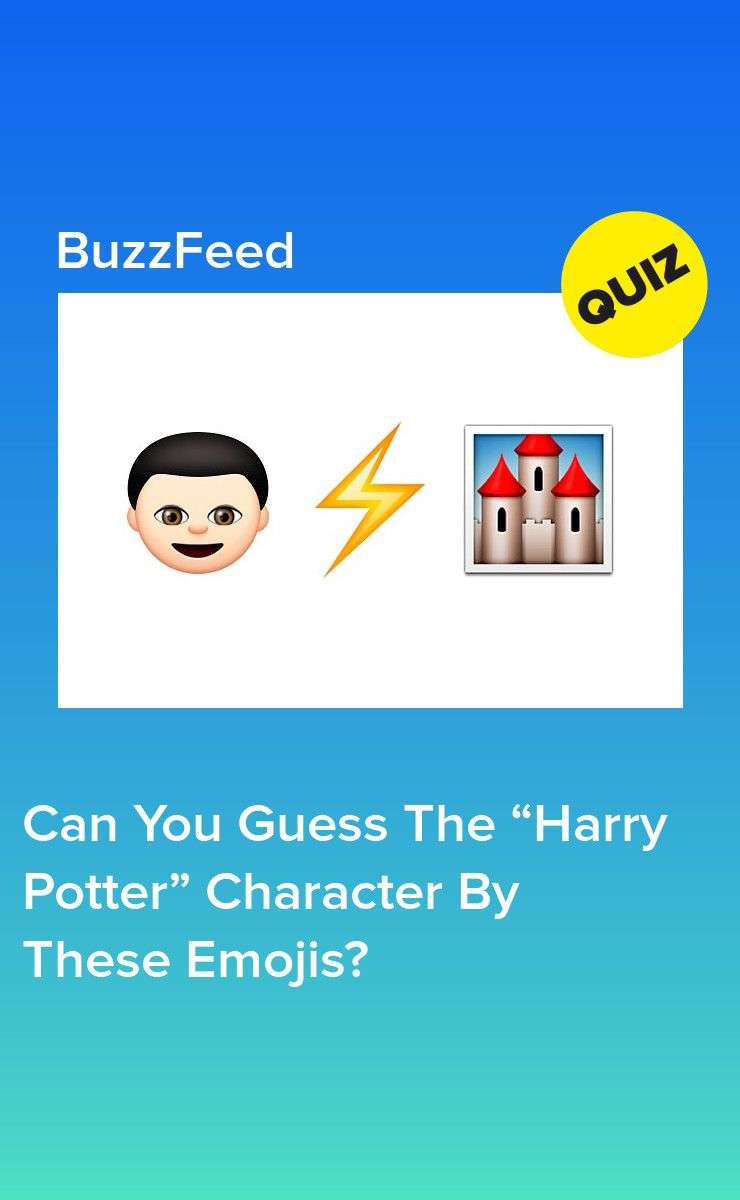Can You Guess The âHarry Potterâ? Character By These Emojis ...