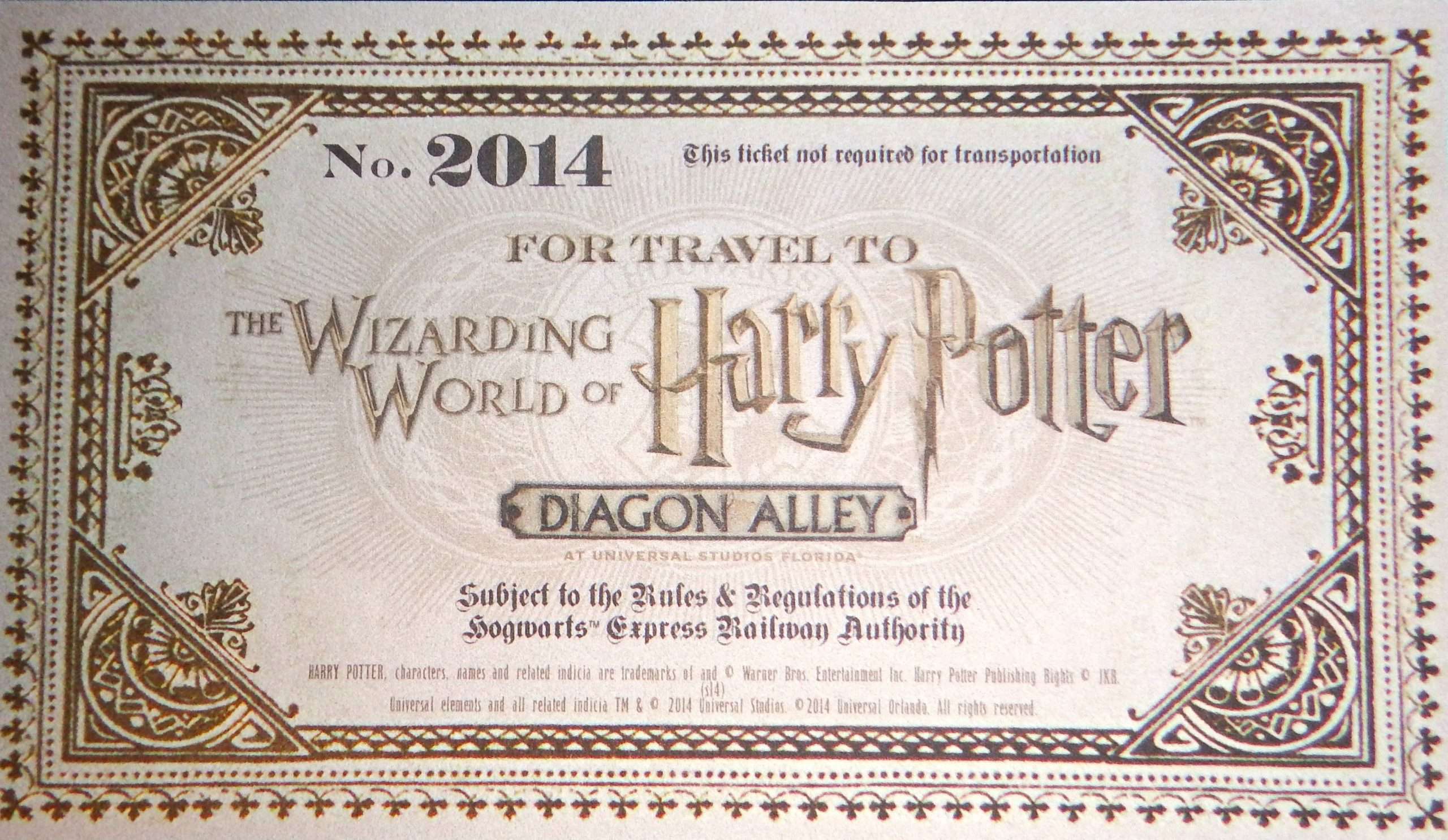Diagon Alley Invite Unboxing for Wizarding World of Harry Potter ...