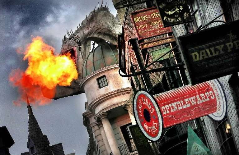 Diagon Alley open during Halloween Horror Nights ...