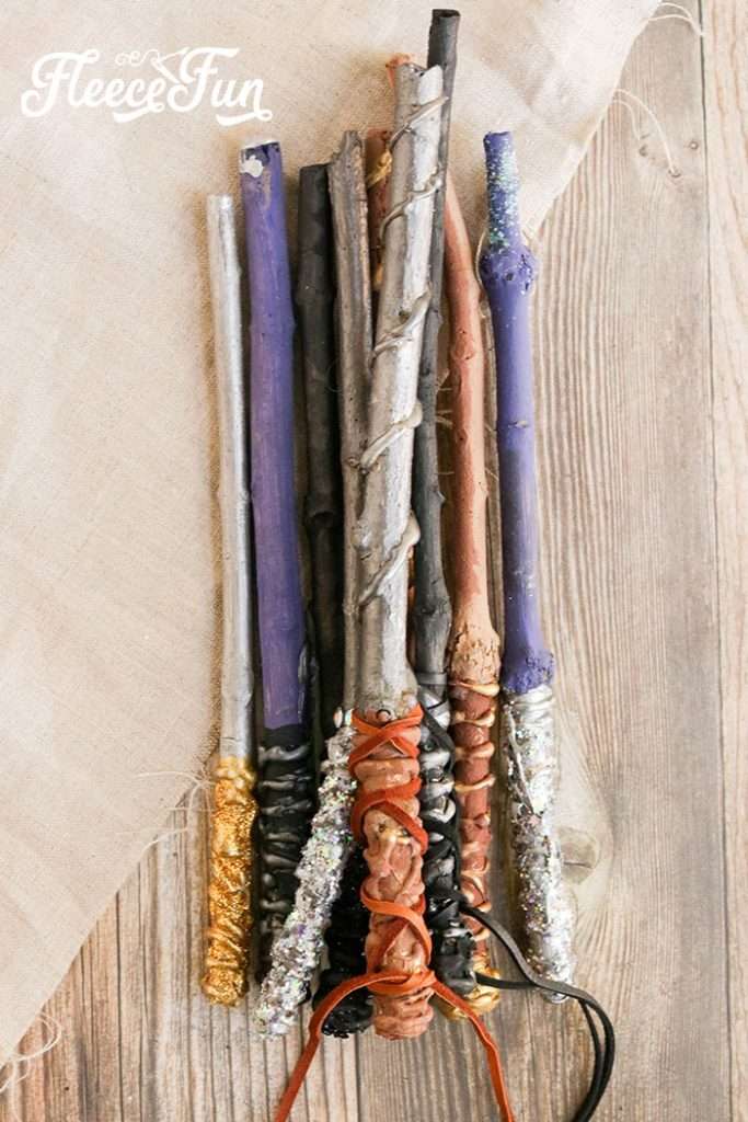 DIY Harry Potter Wand Made From Real Wood  Fleece Fun