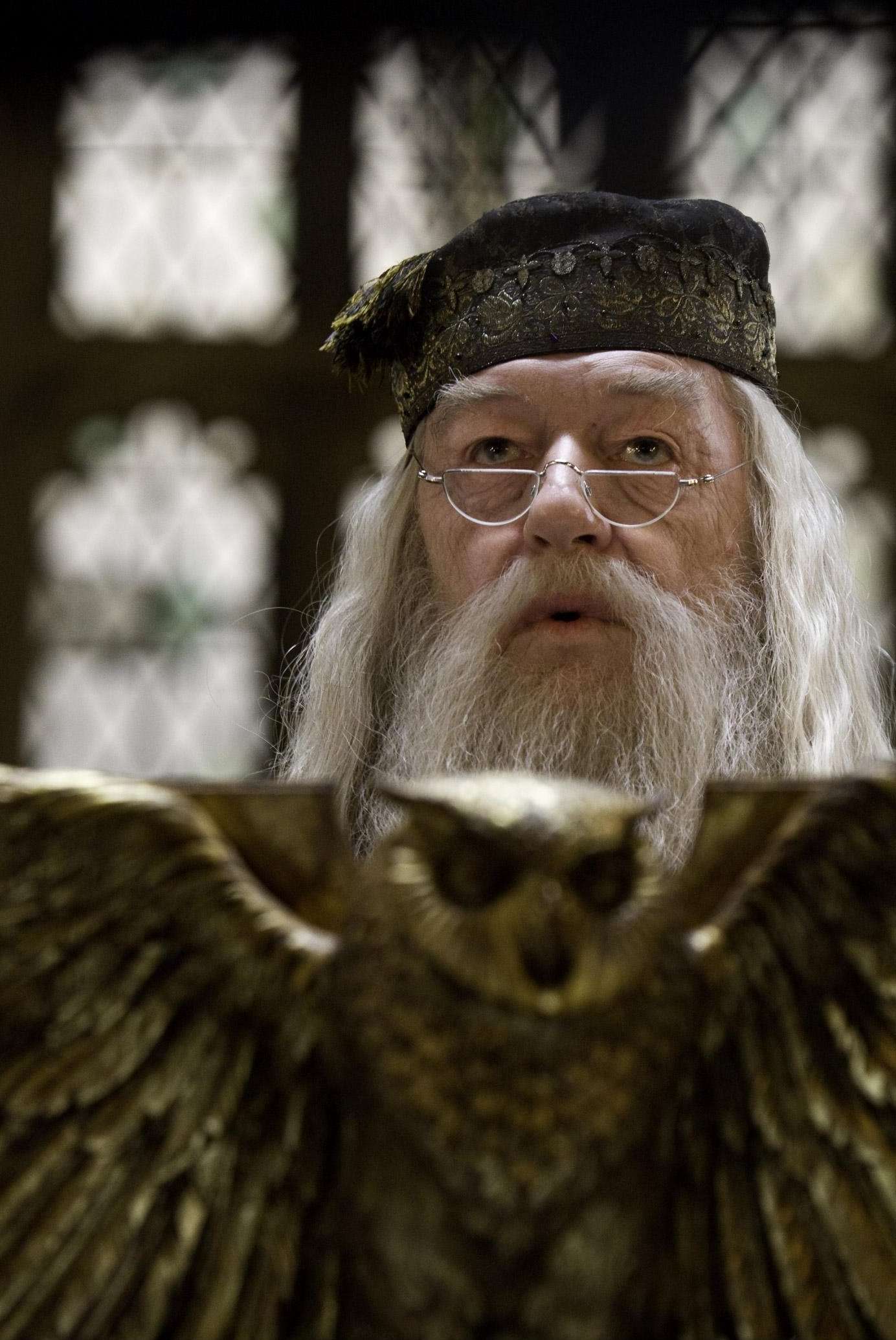 Dumbledore in the Great Hall