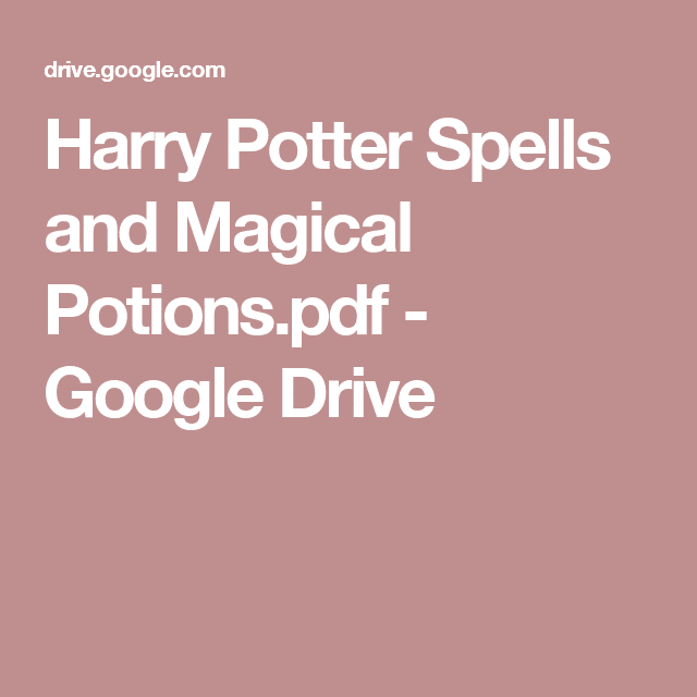 google drive harry potter movies