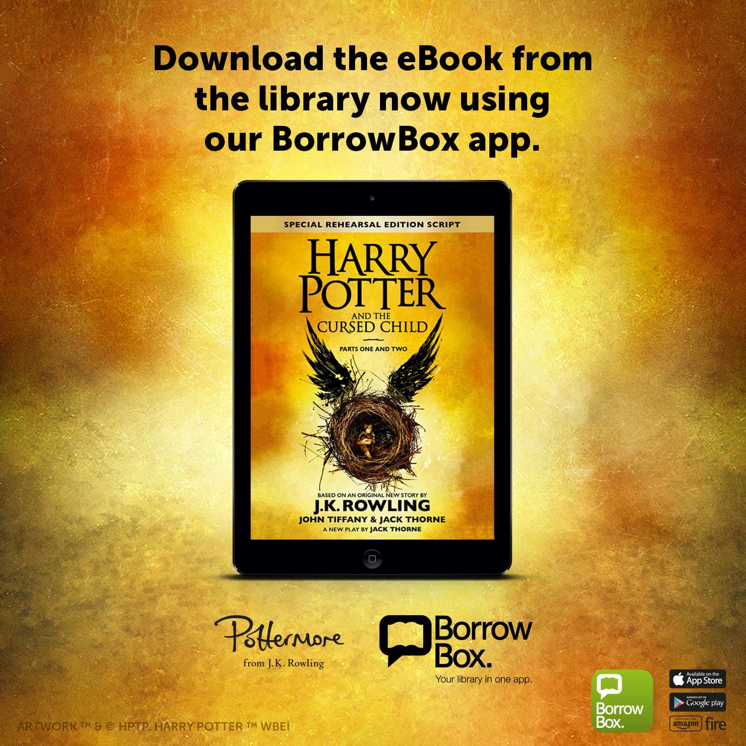 Harry Potter and the Cursed Child  now available on eBook  Tipperary ...