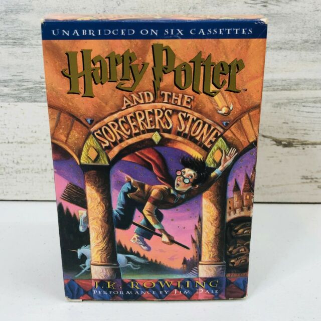 Harry Potter And The Sorcerers Stone Audio Book On Tape 6 Cassettes