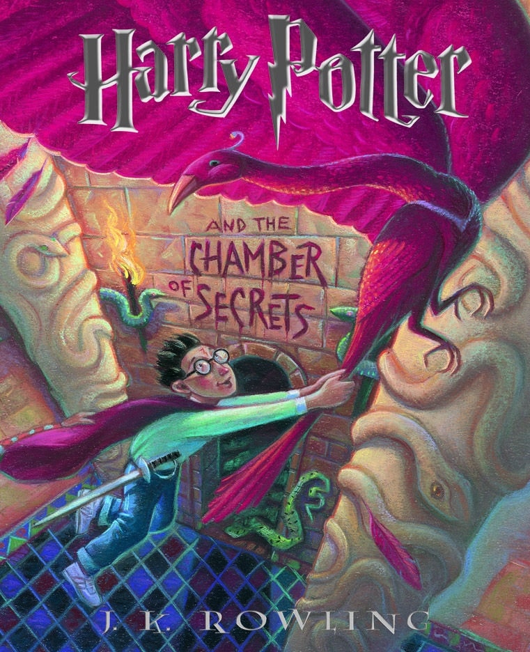 Harry Potter Art " Harry Potter and the Chamber of Secrets"  Lithograph ...
