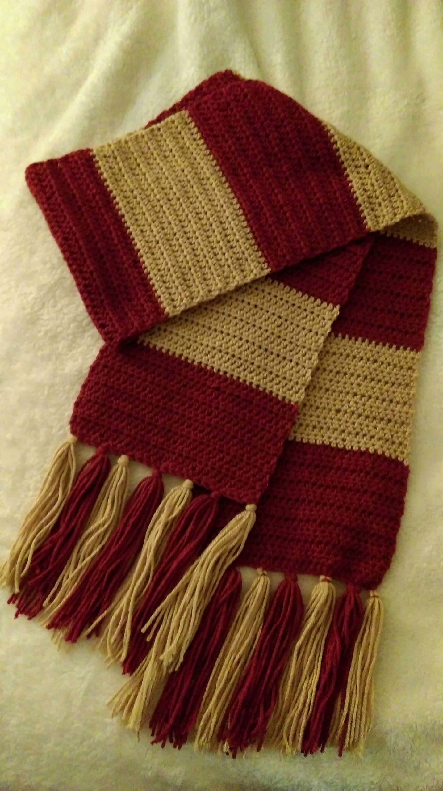 Harry Potter First Years Scarf Crochet Pattern