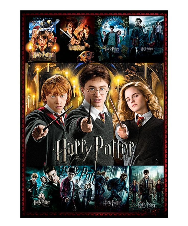 Harry Potter Movie Poster Collage 3,000
