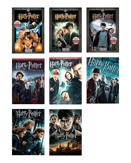 Harry potter movies in order 1 8