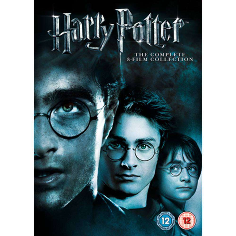 HARRY POTTER THE COMPLETE 8 FILM COLLECTION rated 12 ...