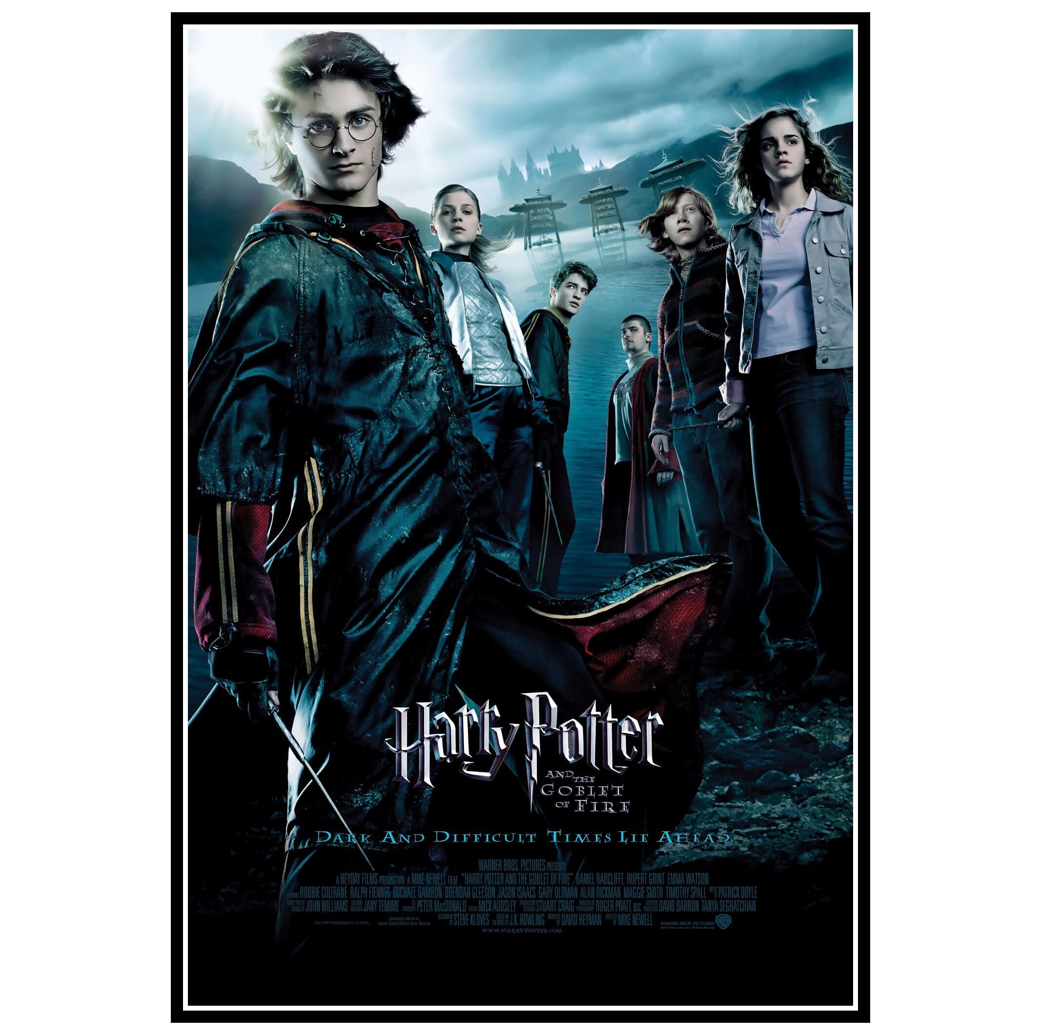 Harry Potter The Goblet Of Fire Movie Poster Print and Canvas