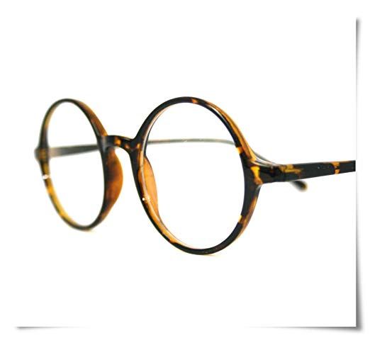 Harry Potter Thin Round Reading Glasses All Strength Free Hard Case (+2 ...