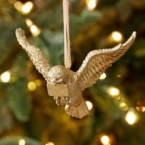 HARRY POTTER Antique Gold Ornaments