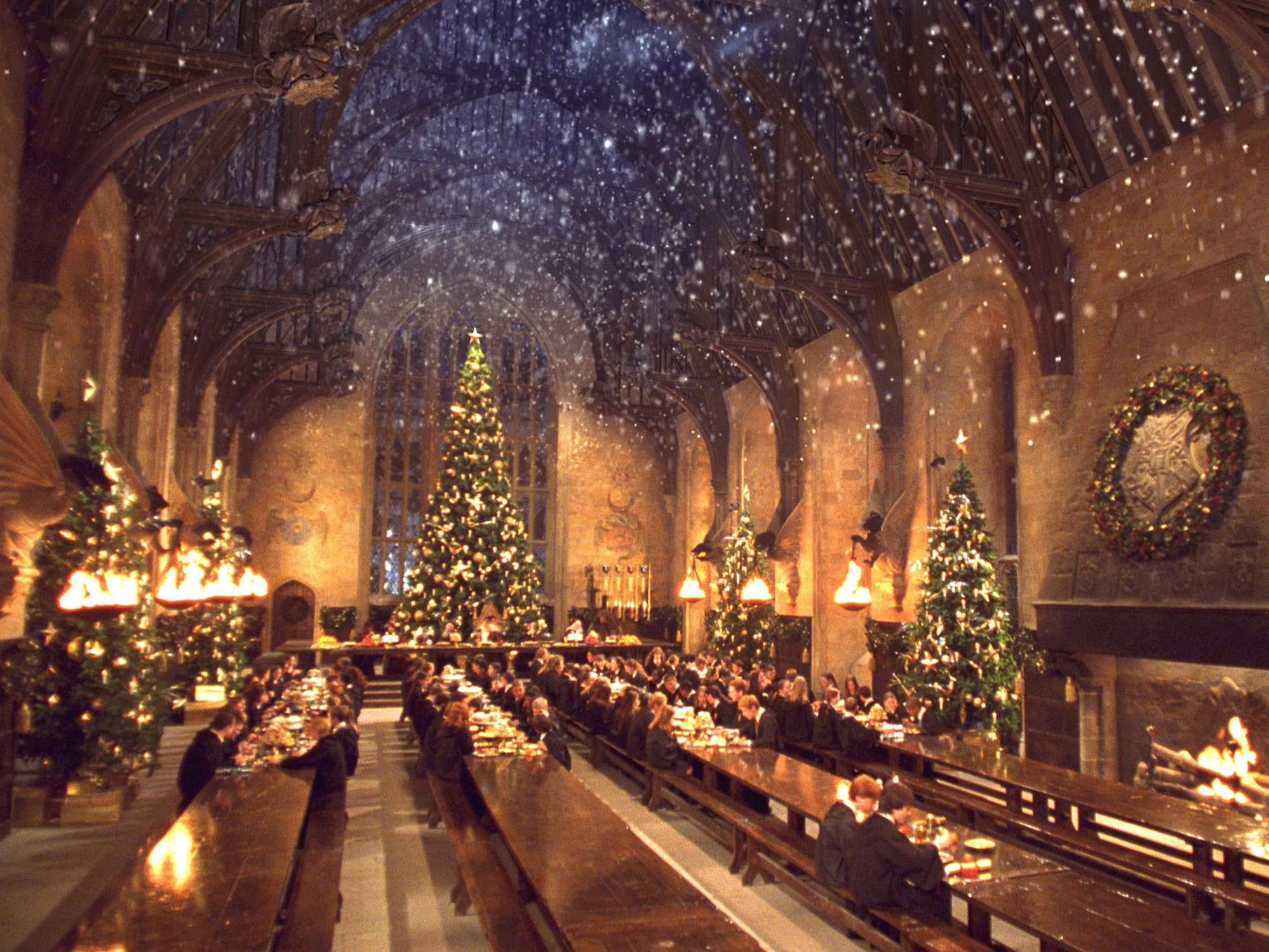 Have a Candlelit Christmas Dinner at Harry Potter