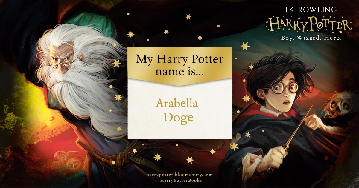 Here is my Harry Potter Name. Find yours now ...