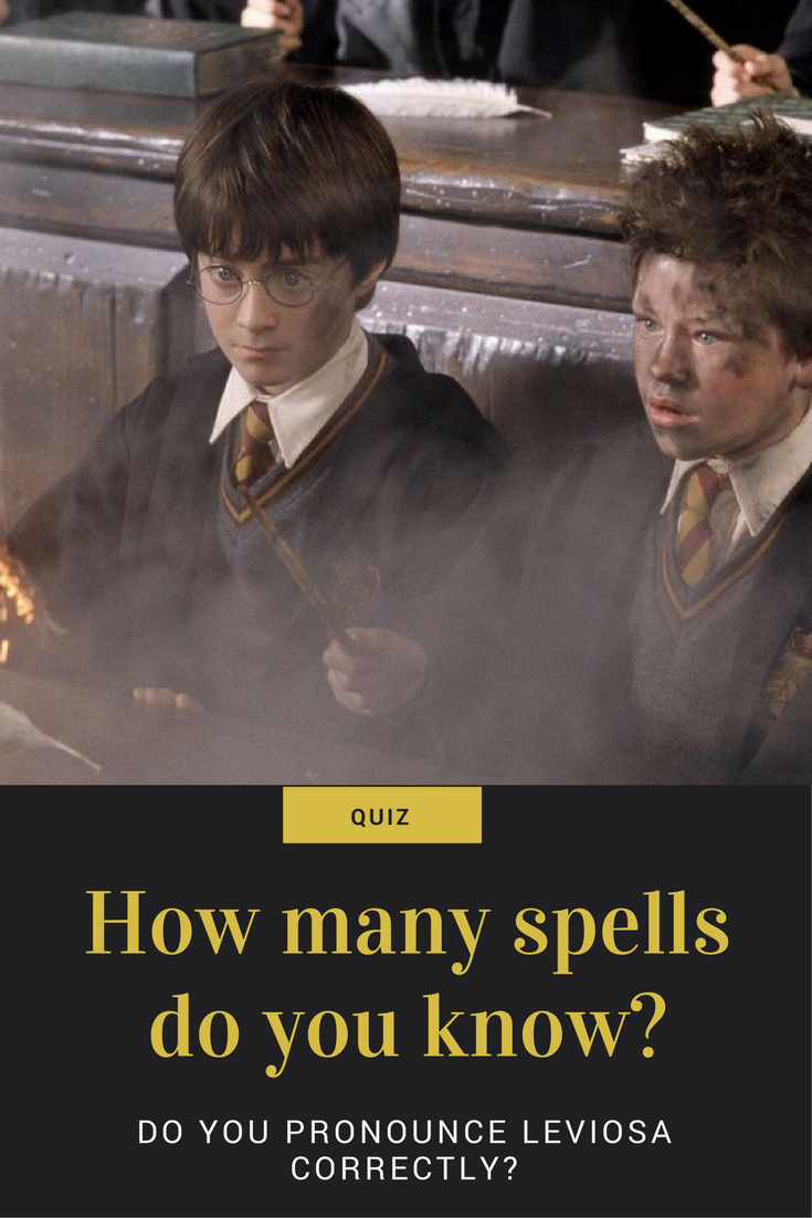 How many Harry Potter spells do you know? (With images)