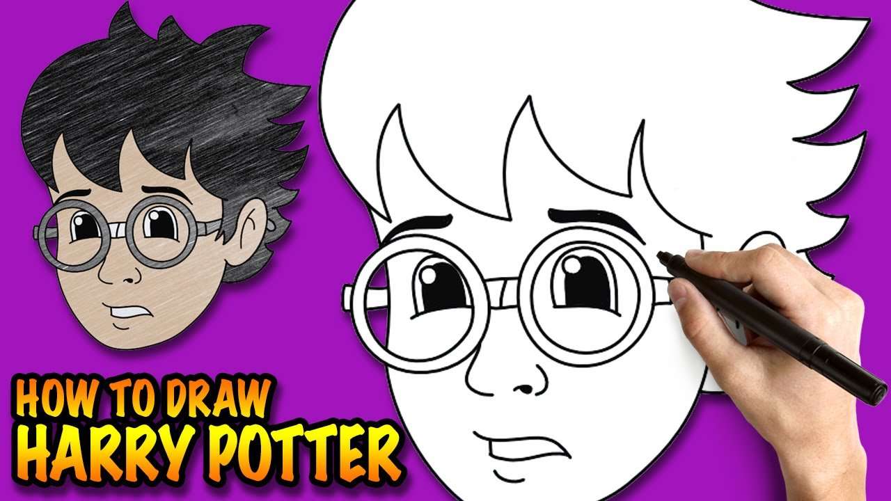 How to draw Harry Potter