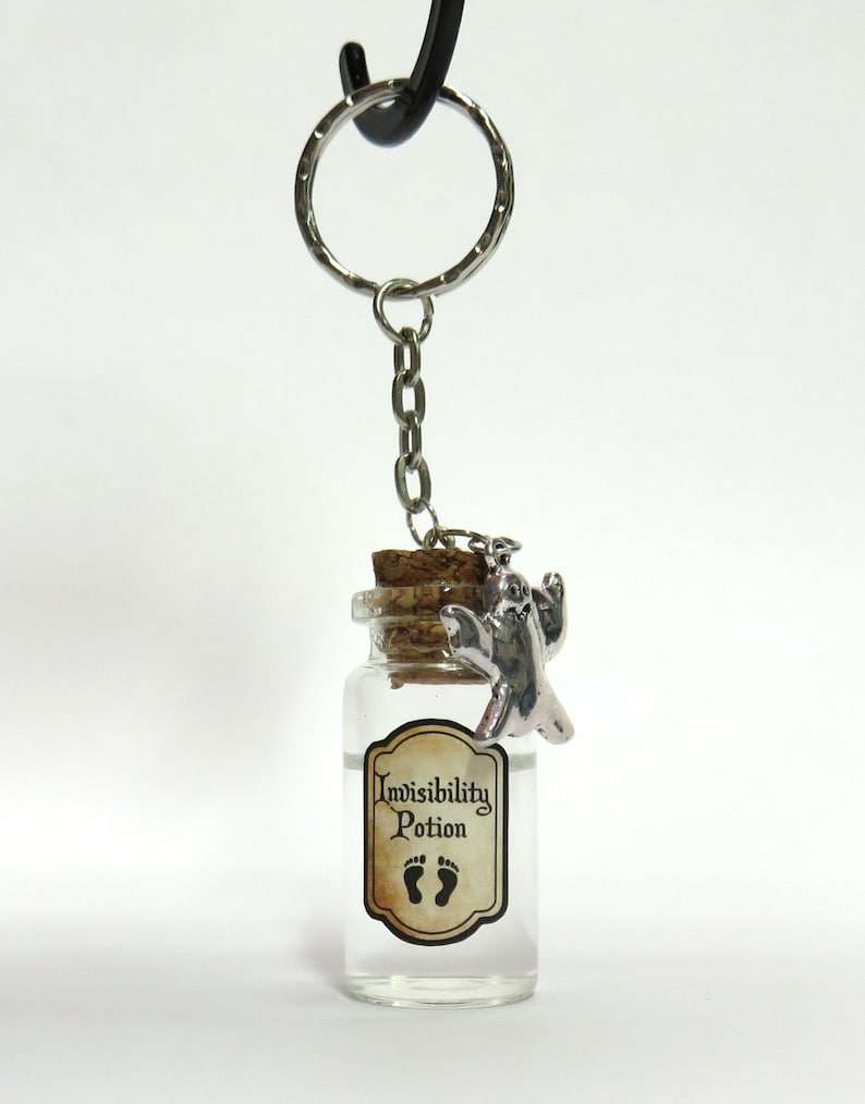 Invisibility Potion Bottle Necklace Harry Potter inspired