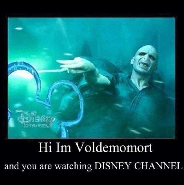 Just imagine. What if voldemort had his own Disney channel ...