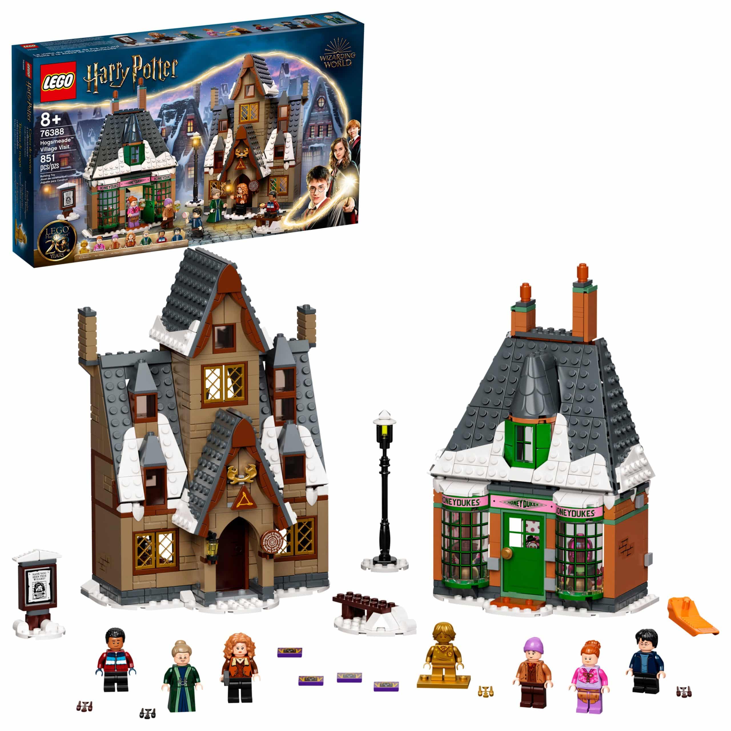 LEGO Harry Potter Hogsmeade Village Visit 76388 Building Toy (851 ...
