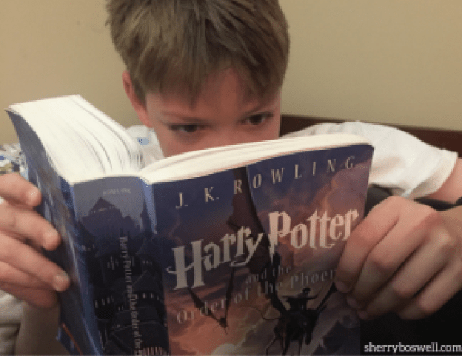 My Kid Will Only Read Harry Potter Books