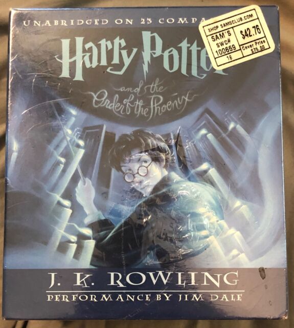 NEW Sealed Audiobook CD Harry Potter Order of Phoenix Rowling Audio ...