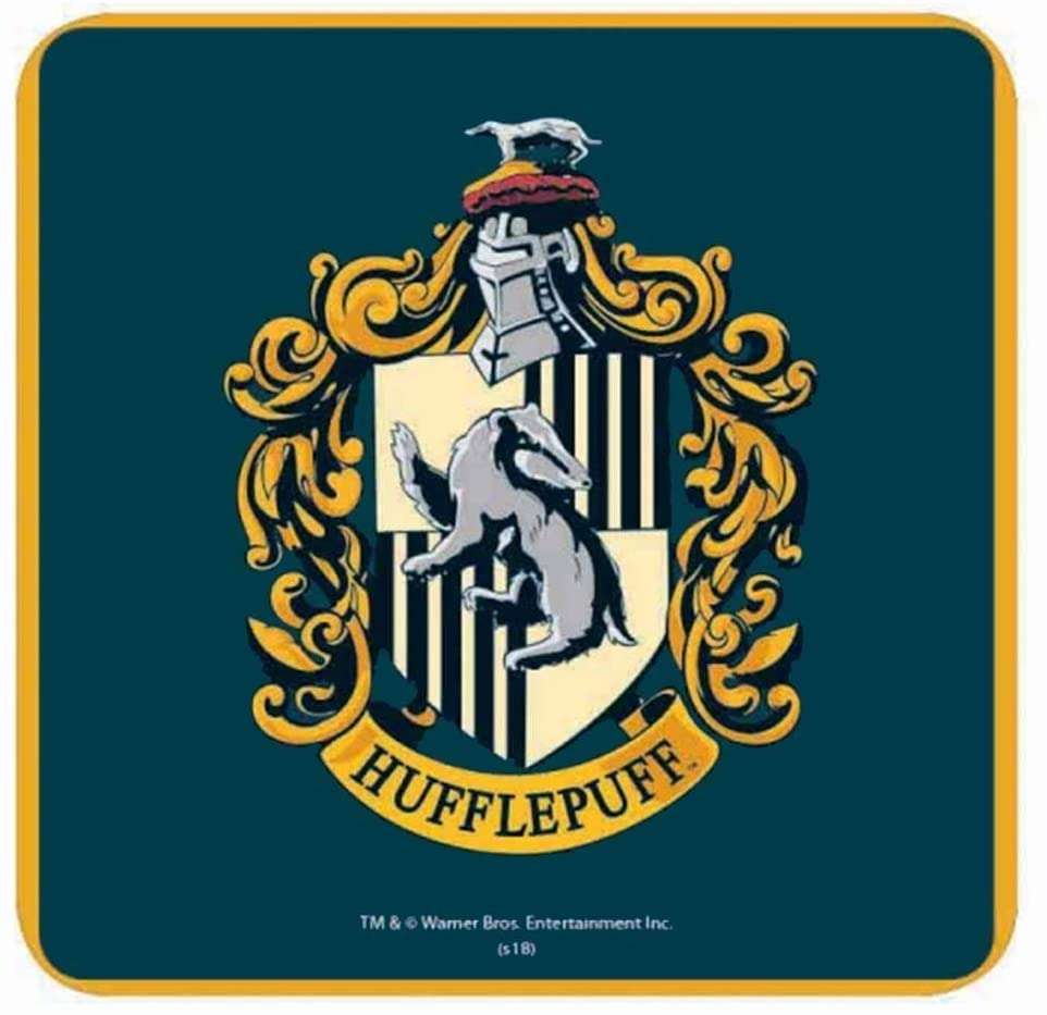 OFFICIAL HARRY POTTER HUFFLEPUFF HOUSE CREST TABLE DRINKS ...