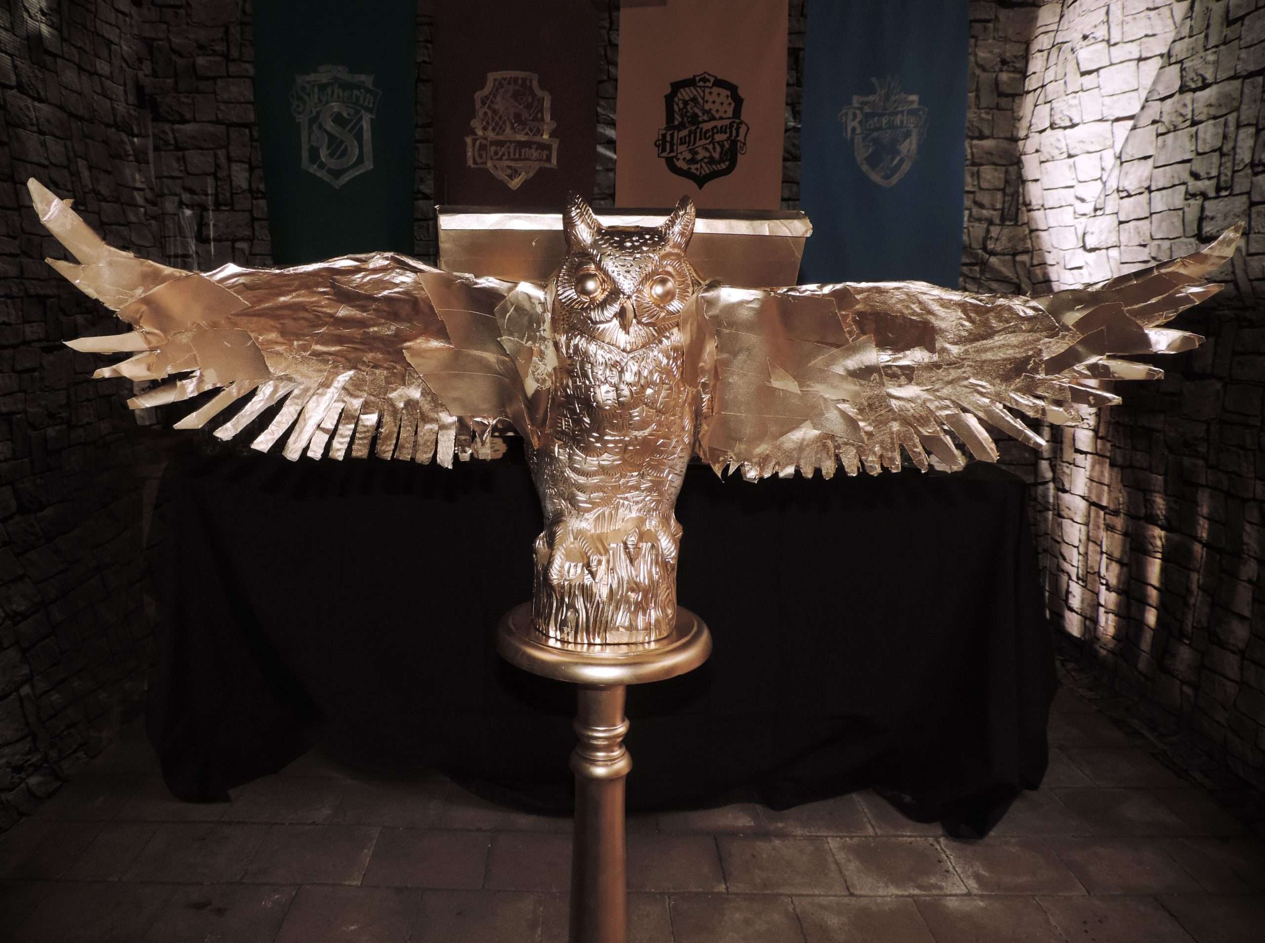 Owl Lectern that my husband made for my Harry Potter 30th ...