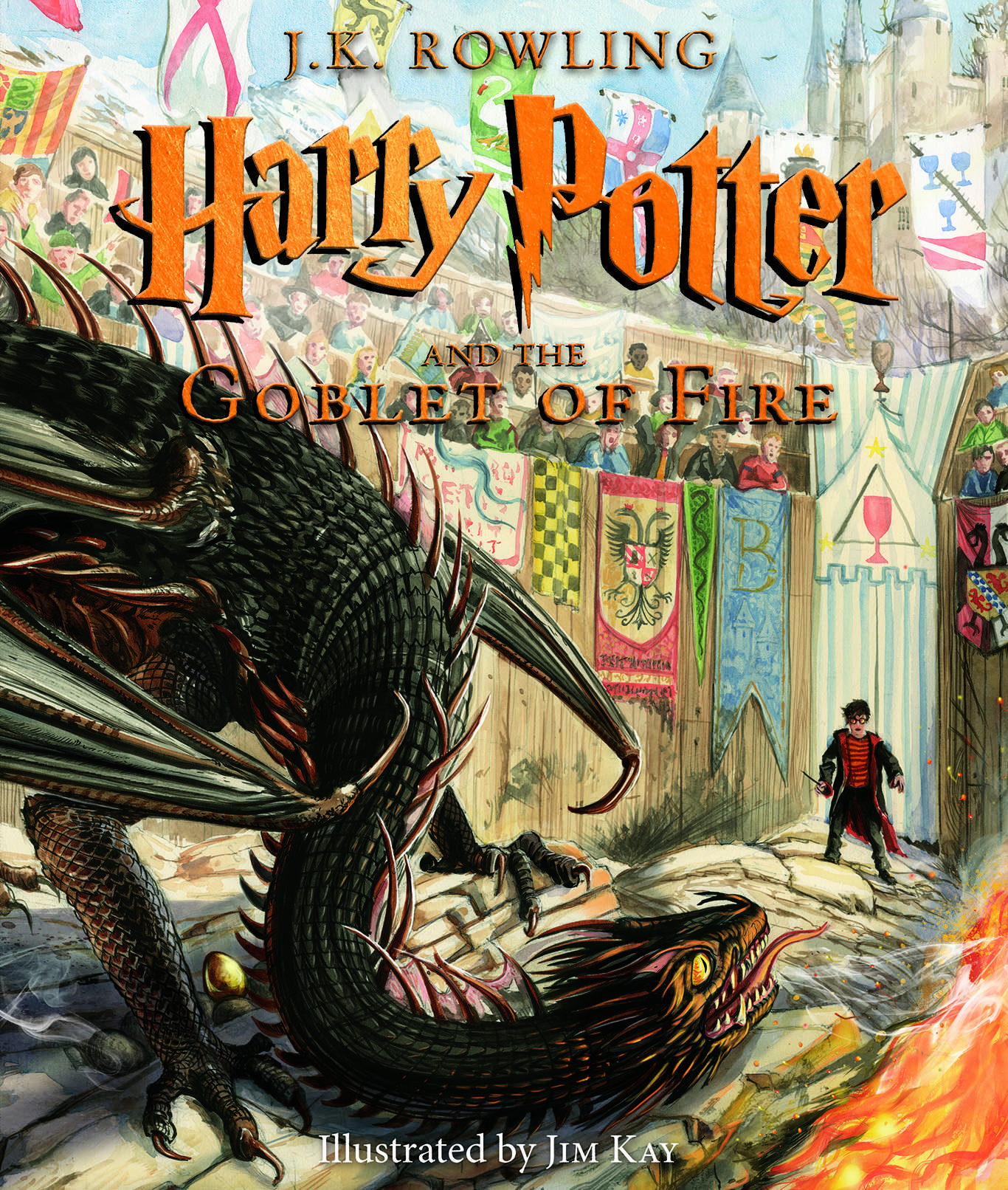 Scholastic Reveals Cover of Harry Potter and the Goblet of ...