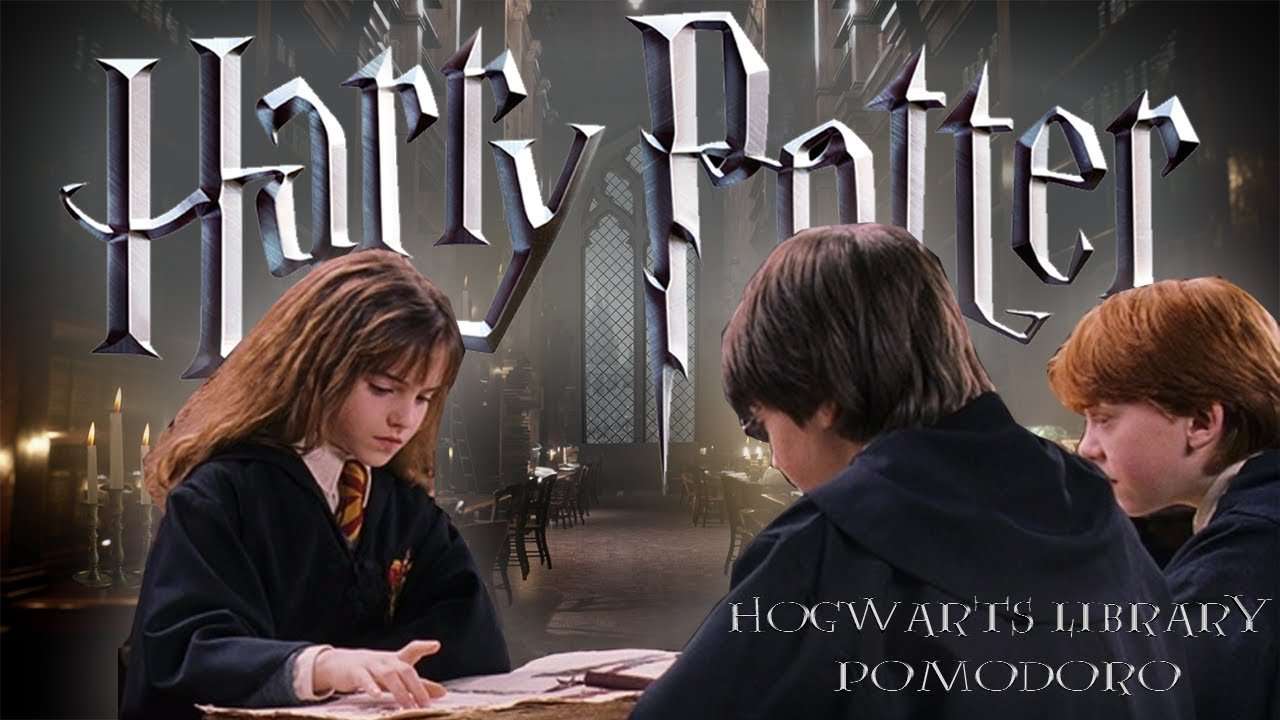 Study At Hogwarts Library, Pomodoro Harry Potter Study