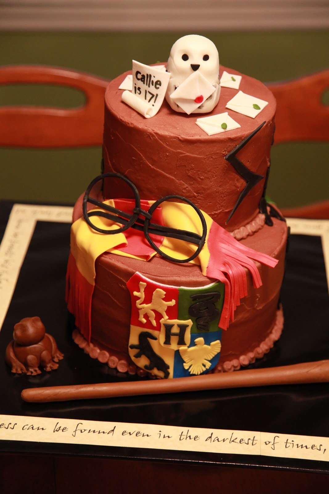the cake box girls: Harry Potter birthday cake