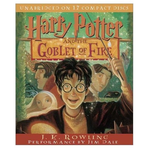 The Little Bookworm: Harry Potter and the Goblet of Fire (audio) by J.K ...