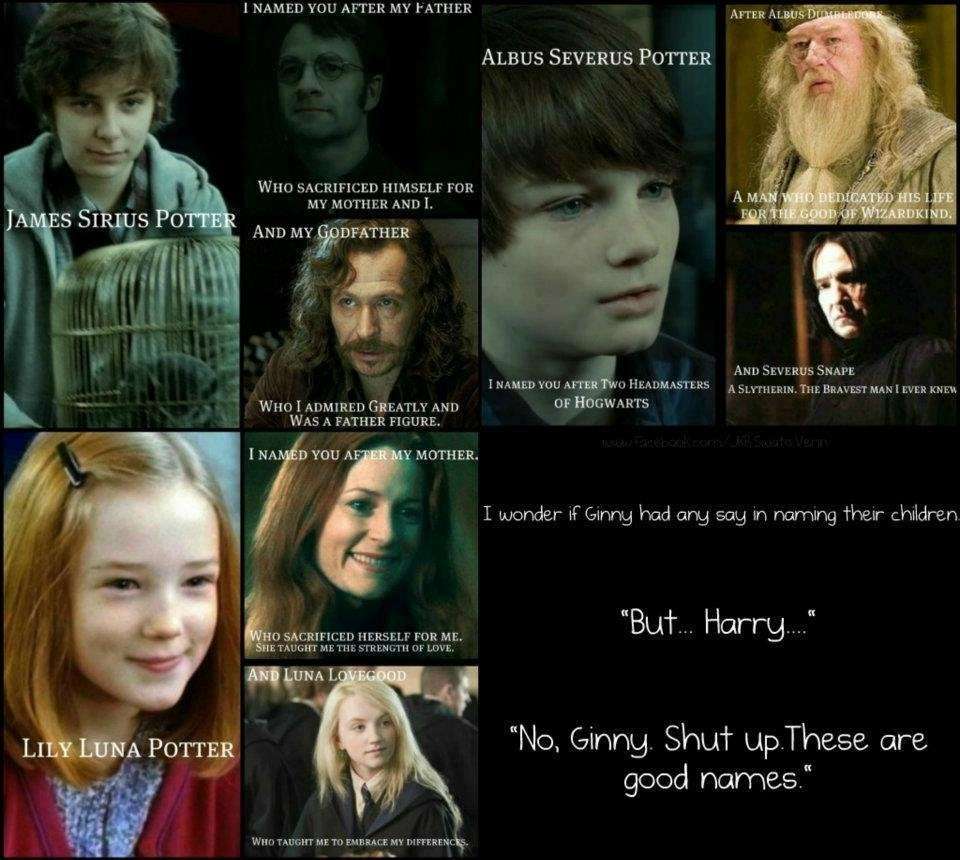 The names of Harry