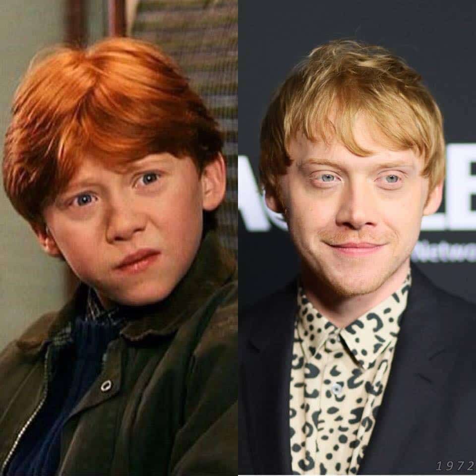 The Stars of Harry Potter Then and Now