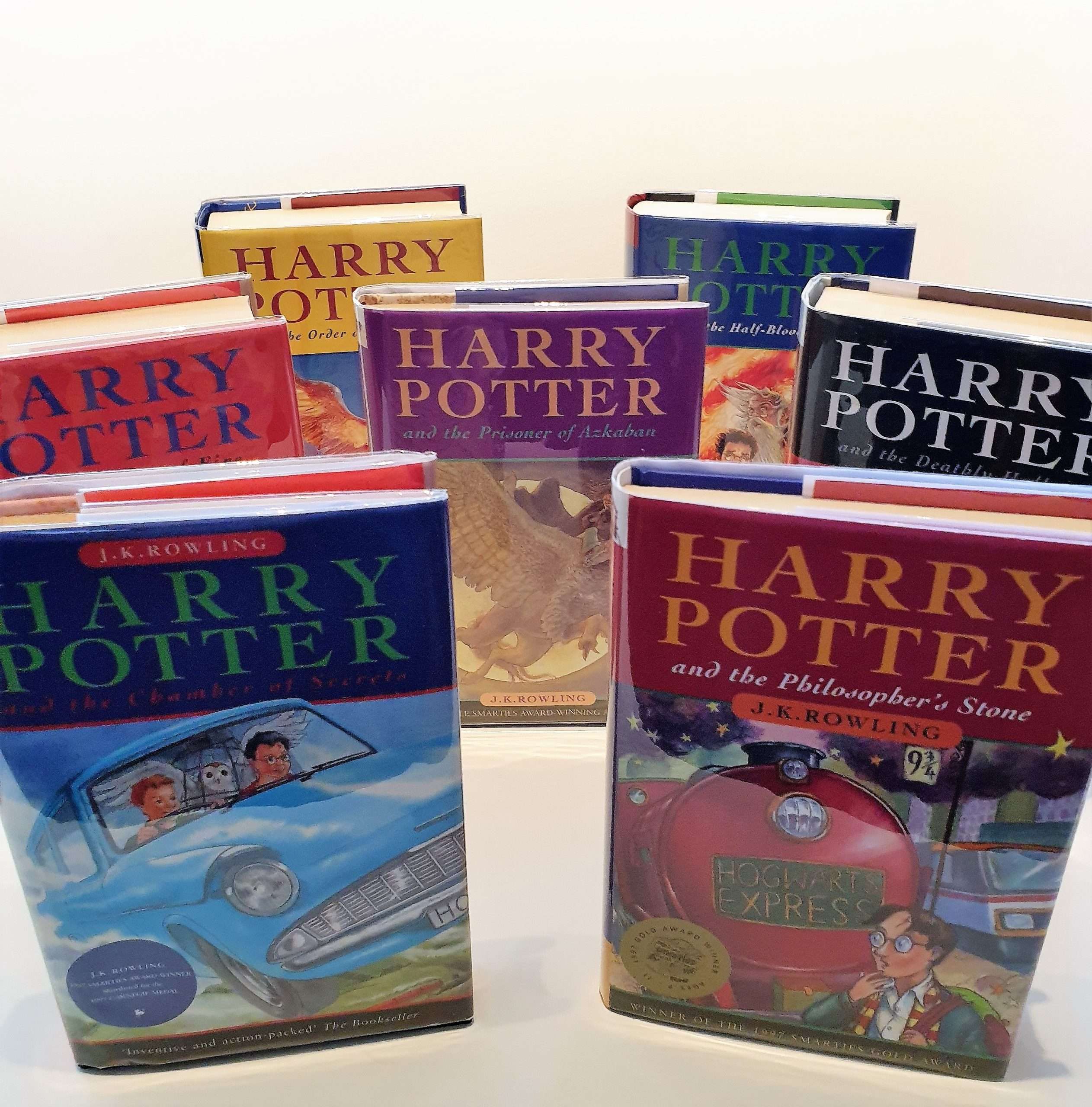 viaLibri ~ Full set first editions Harry Potter Bloomsbury UK