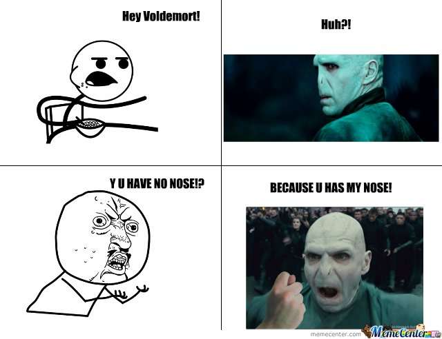 Voldemort Y Has No Nose? by juvanio