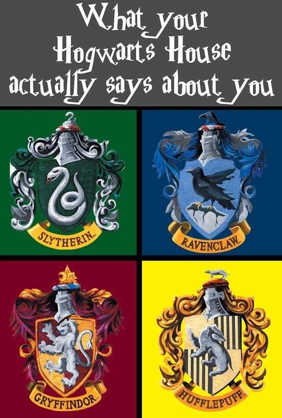 What Hogwarts Houses mean