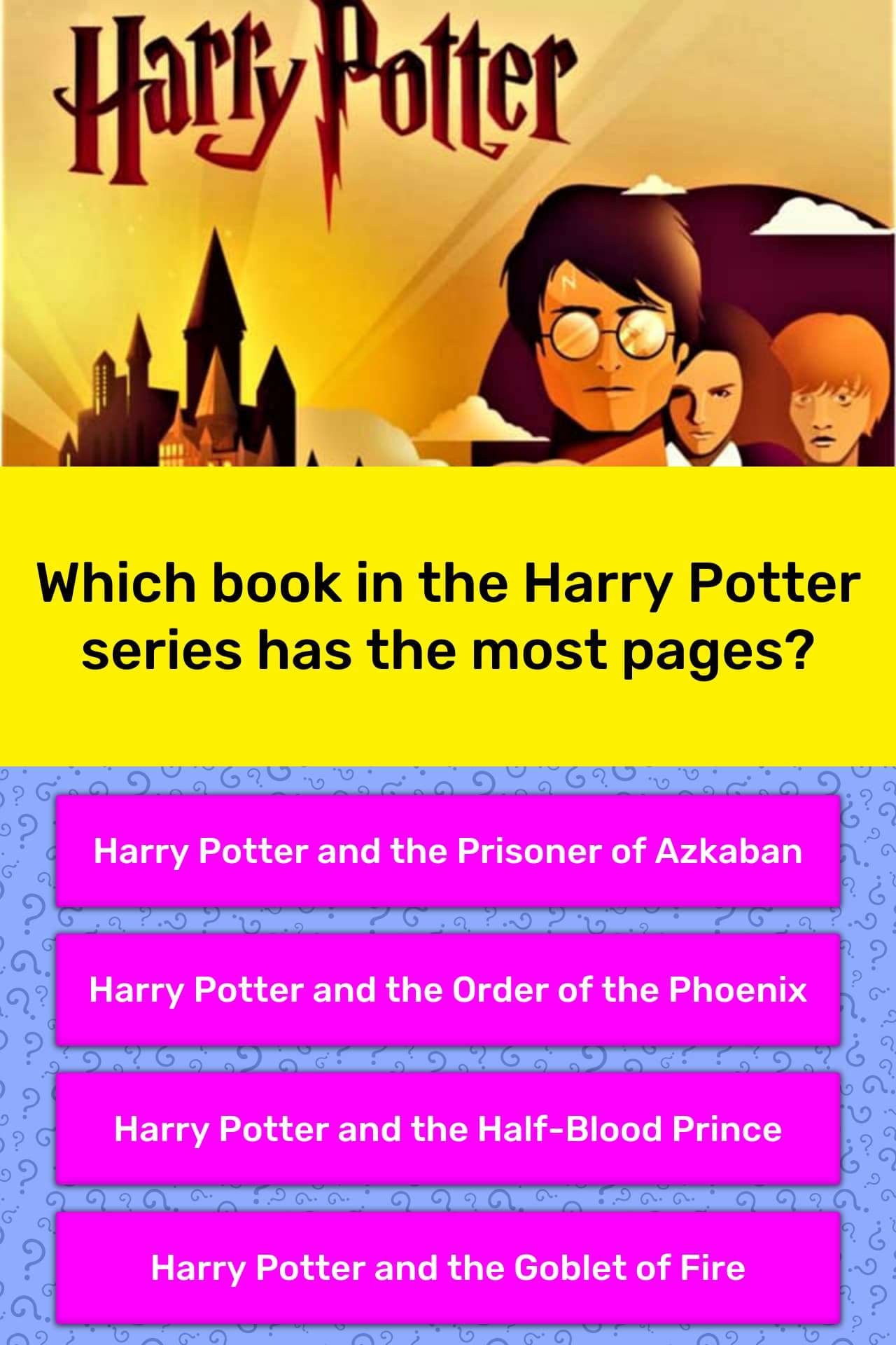 Which harry potter book has the most pages rumahhijabaqila.com