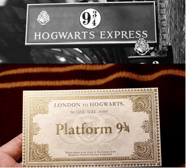 Wizarding World Harry Potter Express Train Ticket Gringotts Theatre ...
