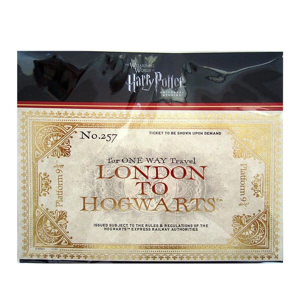 Wizarding World of Harry Potter : Hogwarts Express Prop Train Ticket ...